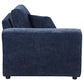 Atlantic Corduroy Upholstered LAF Arm Chair Blue