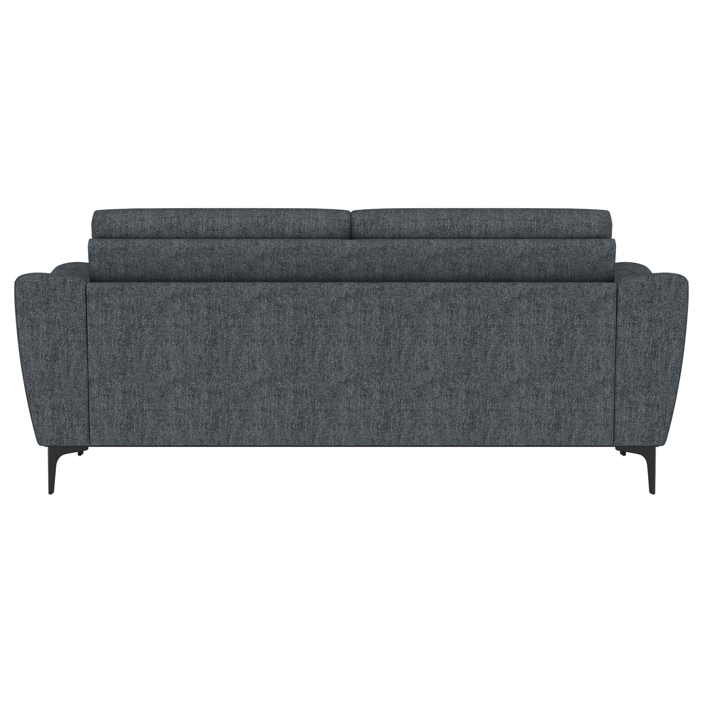 Nolan Upholstered Sloped Track Arm Sofa Charcoal