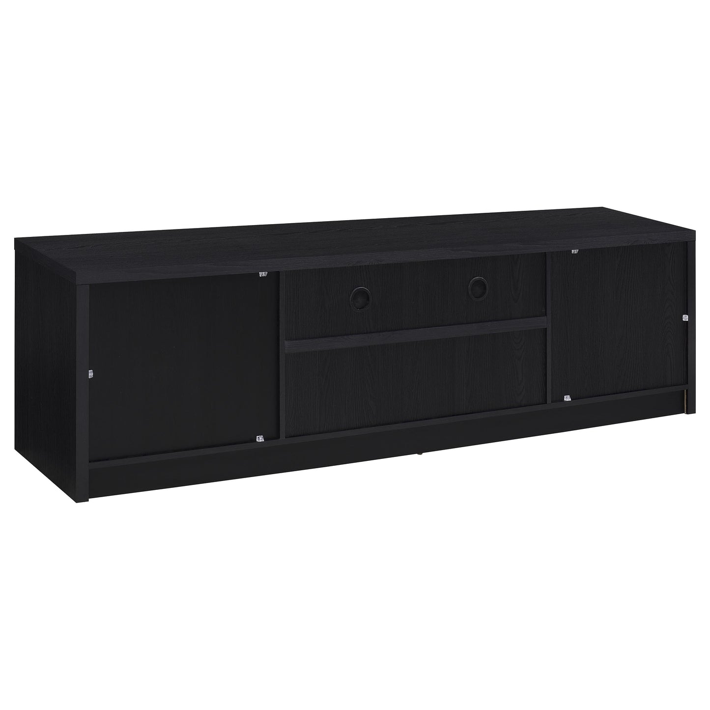 Winfield 3-piece Entertainment Center 78-inch TV Stand Black