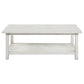 Payne 2-piece Coffee and End Table Set Distressed White