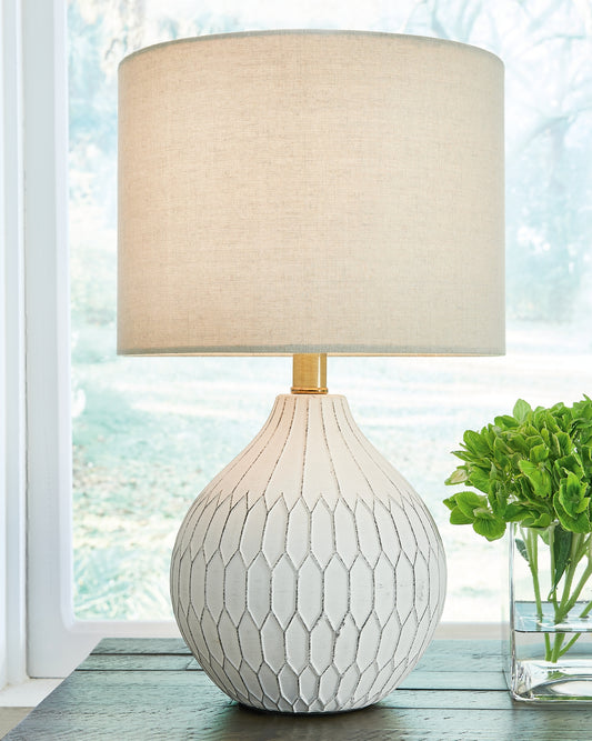 Wardmont Ceramic Table Lamp (1/CN)