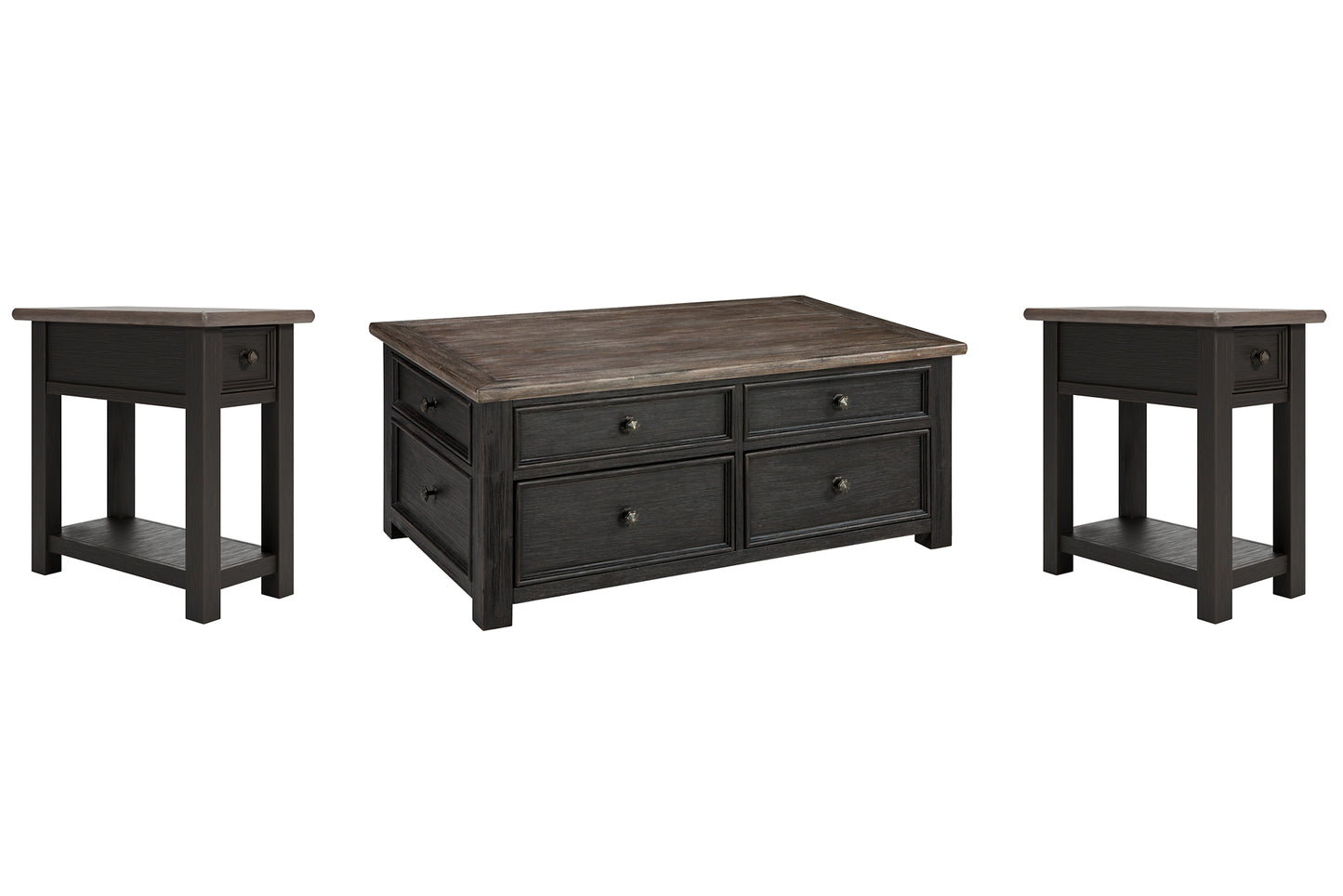 Tyler Creek Coffee Table with 2 End Tables