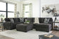 Ballinasloe 3-Piece Sectional with Ottoman