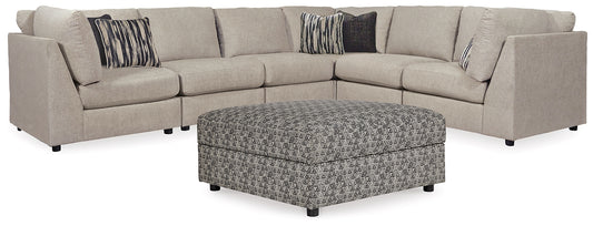 Kellway 6-Piece Sectional with Ottoman