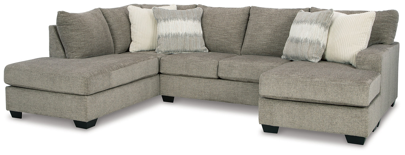 Creswell 2-Piece Sectional with Ottoman