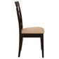 Gabriel Lattice Back Dining Side Chair Cappuccino (Set of 2)