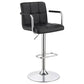 Palomar Adjustable Height Bar Stool Black and Chrome