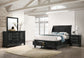 Sandy Beach 4-piece California King Bedroom Set Black