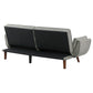 Caufield Upholstered Tufted Convertible Sofa Bed Grey