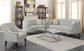 Avonlea Upholstered Sloped Arm Sofa Grey Fabric