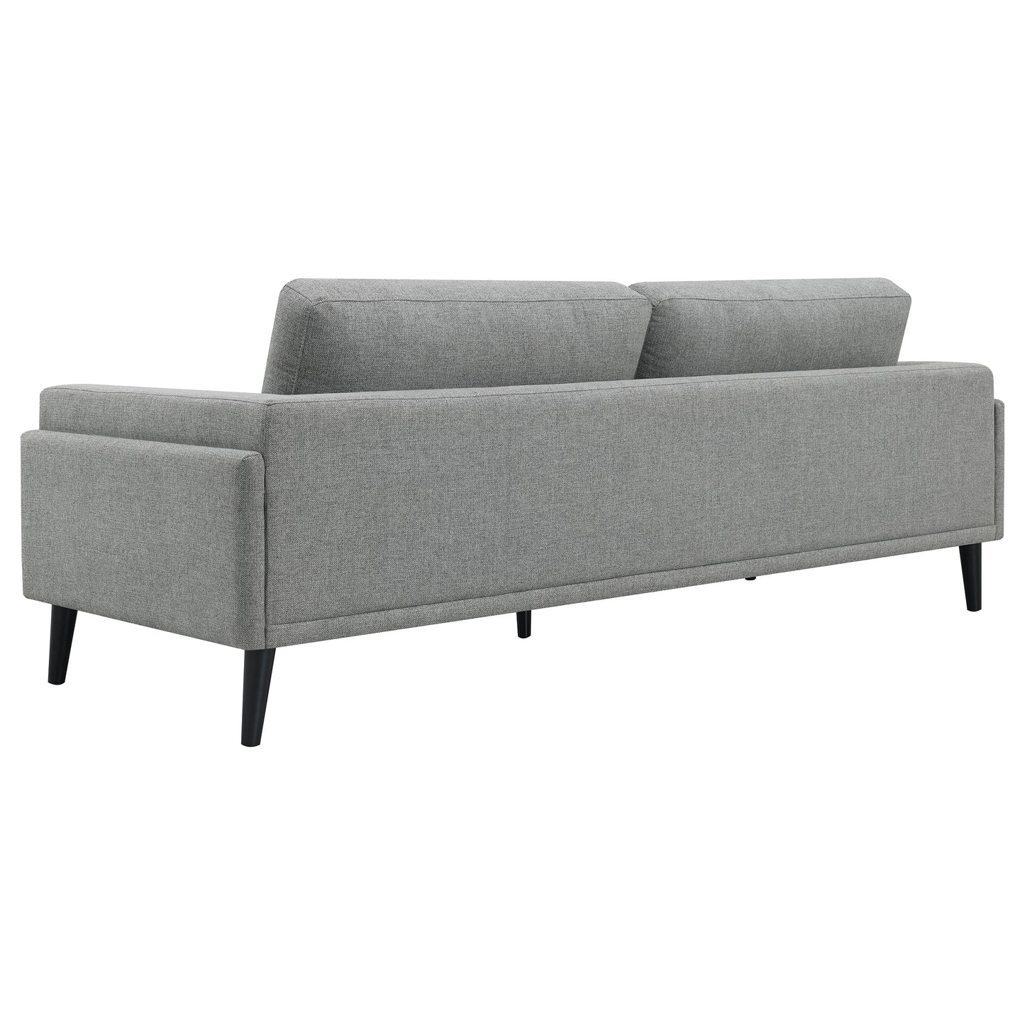 Rilynn 2-piece Upholstered Track Arm Sofa Set Grey