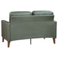 Jonah 3-piece Upholstered Track Arm Sofa Set Green