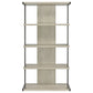 Loomis 72-inch 4-shelf Bookshelf Whitewashed Grey